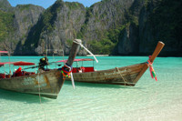Tajska - Long tail čolni