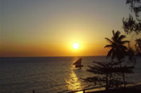 Zanzibar - sončni zahod